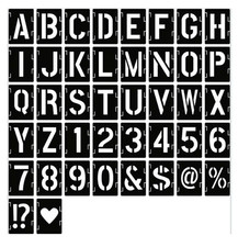 Numbers Stencils For Painting 2/3/4/5inch Numbers Templates DIY craft