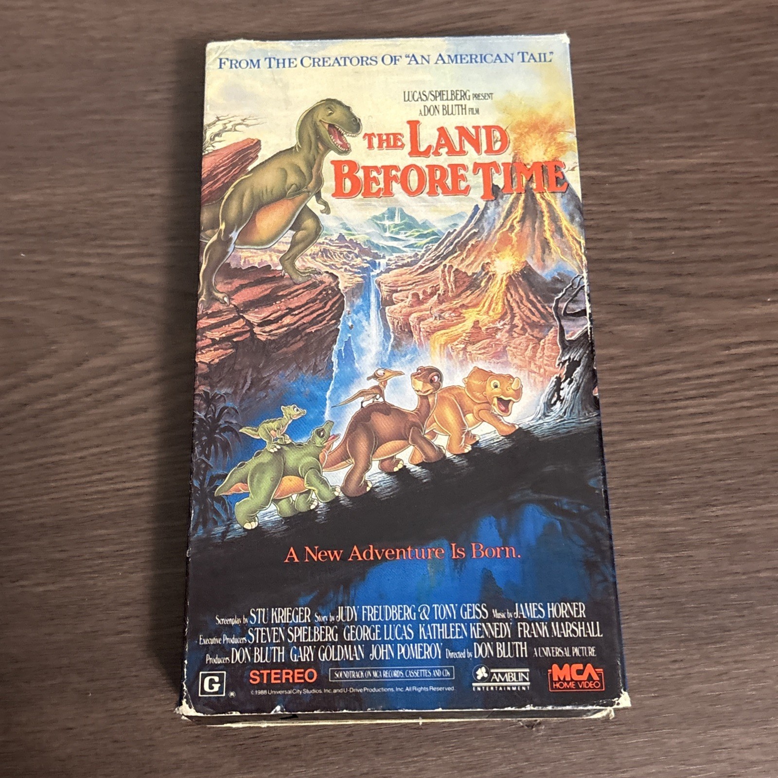 The Land Before Time Original Classic VHS Tape Vintage