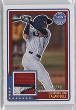 2023 Panini USA Baseball Stars & Stripes Material Gold 8/10 Talan Bell 10jr