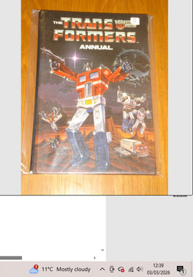 TRANSFORMERS MARVEL COMICS BRITISH ANNUAL 1986 FN