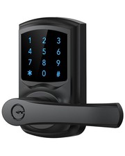 Keyless Entry Door Lock with Keypad and Handle for Front Doors, Touchscreen E...