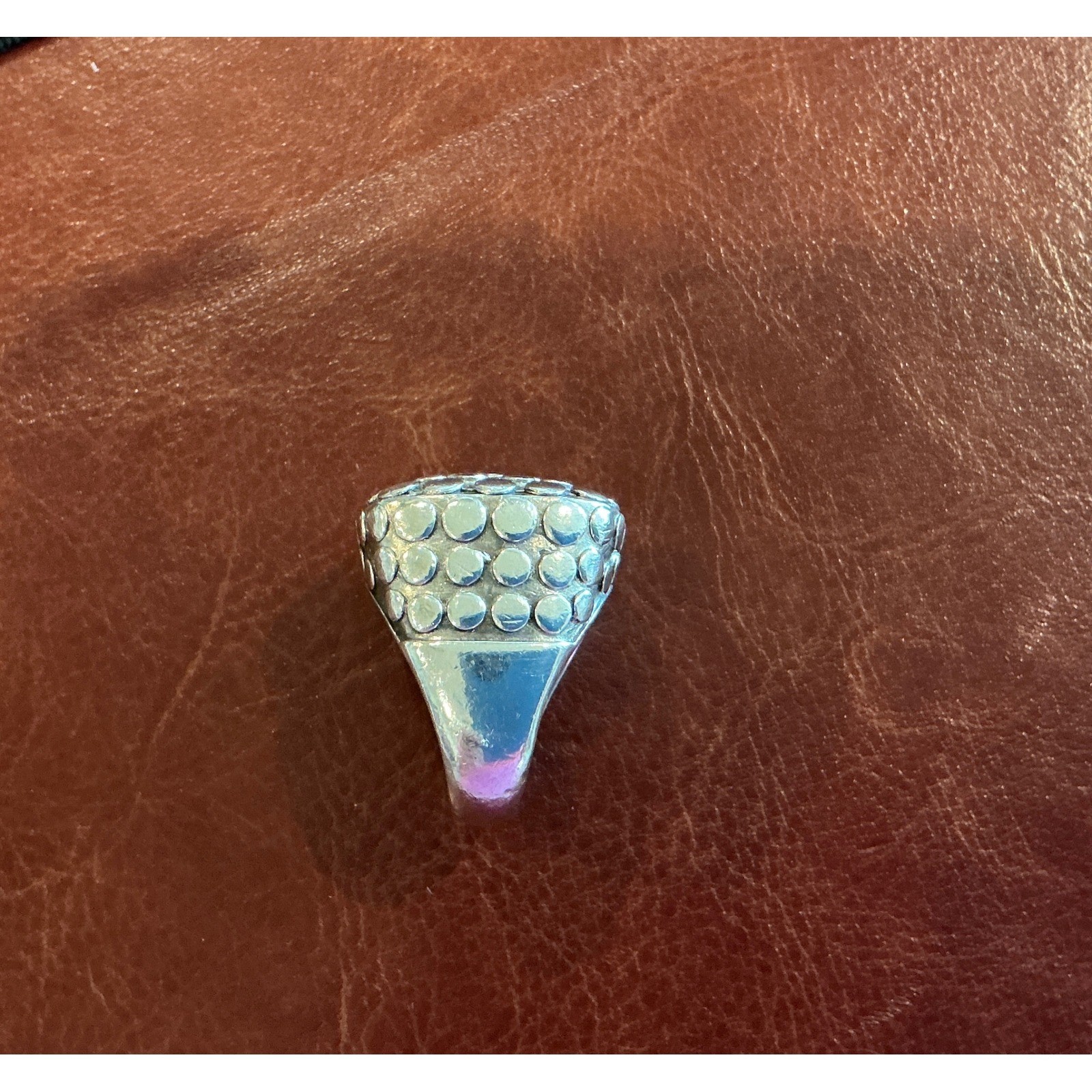 John Hardy Statement Ring Sterling Silver 925 Dot… - image 8
