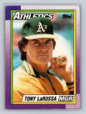 1990 Topps #639 Tony LaRussa MLB Oakland Athletics