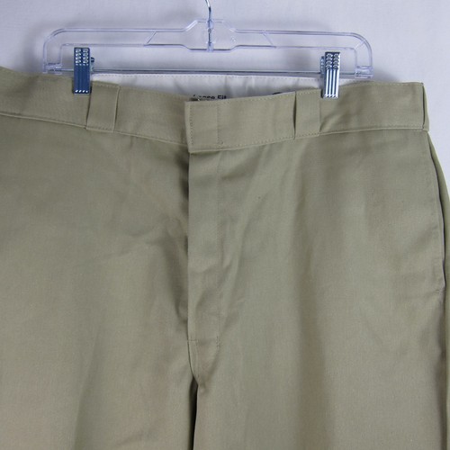 Dickies Flex Work Pants Double Knee Khaki Men's 38x32 Loose Fit Durable Workwear - Picture 2 of 8