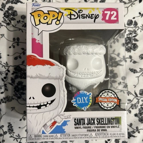 Funko Pop! Vinyl: Disney - Santa Jack Skellington (DIY) (White)  #72
