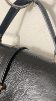 Divina Firenze Trilli Convertible 3-Way Leather Backpack Black Made in  Italy | eBay