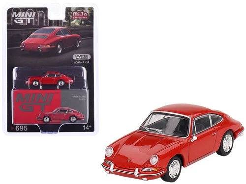 1963 Porsche 901 Signal Red Limited Edition to 4200 pieces Worldwide 1/64 Diecas