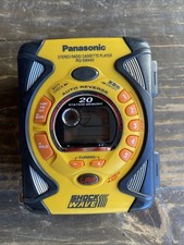 Panasonic RQ-SW44V Portable Stereo Radio Cassette Player Shock Wave -FOR PARTS