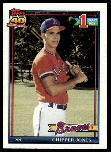 1991 Topps #333 Chipper Jones