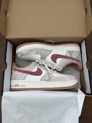 Nike Air Force 1 Low Canyon Rust Snakeskin - Women s 12 Men s 10.5 - HF2898-100