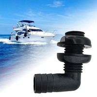 Eurowagens Boot Marine 3/4 Zoll 90 Grad Durch Rumpf Schlauchanschluss
