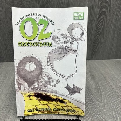 The Wonderful Wizard of Oz Sketchbook Marvel Comic Book Free All Ages