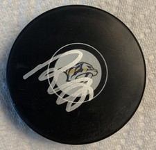 ROMAN JOSI AUTOGRAPH SIGNED NASHVILLE PREDATORS LOGO HOCKEY PUCK LEGEND AUTO