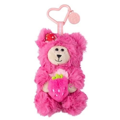 Starbucks Taiwan mini berry sweet bearista bears keychain