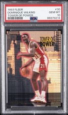1993 FLEER TOWER OF POWER #30 DOMINIQUE WILKINS PSA 10