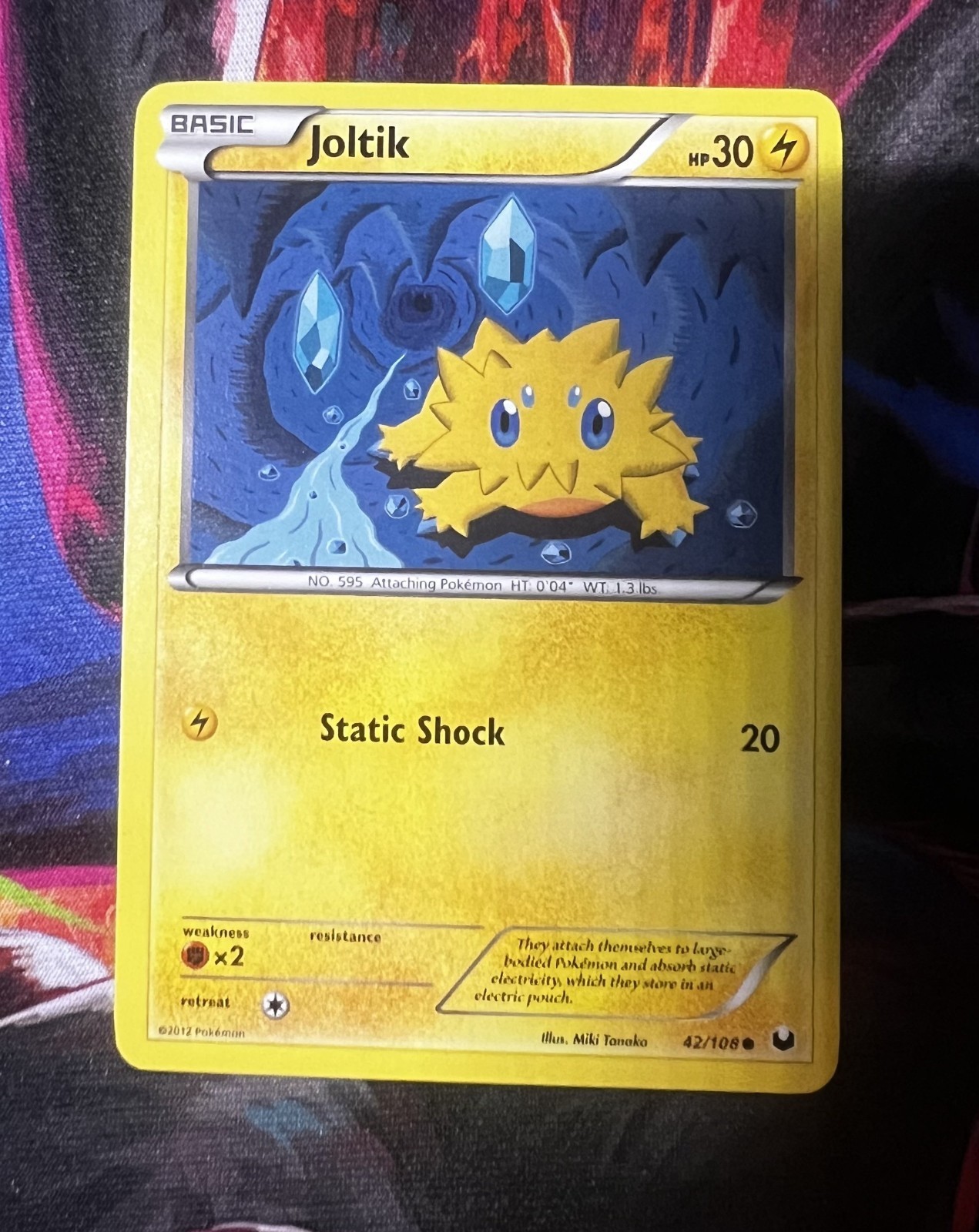Pokemon Dark Explorers Joltik 42/108