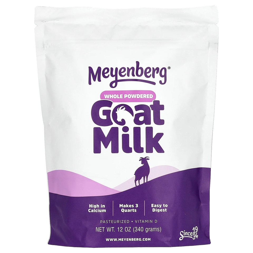 Whole Powdered Goat Milk, 12 oz (340 g)