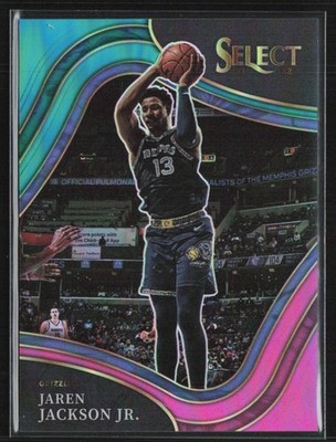 Jaren Jackson Jr. 2021-22 Panini Select Courtside Teal White & Pink /49 #284