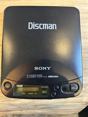 Sony Discman D 121, Vintage 90er Voll Funktionsfähig!! Inkl Original Netzteil.