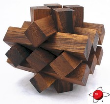 Lumberjack - Wood Brain Teaser Wooden Puzzle NEW - Log Jam NOGGIN busters