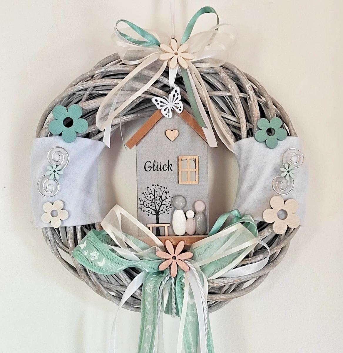 deko ast groß zum hängen DIY Fensterdeko Hängen-Deko mit Haken & Lichterkette 60,70 und 80cm | Hängedeko fürs Fenster | Dekozweig für Frühling-Ast beleuchtet Größe: Breite x Höhe (cm):270 x 400