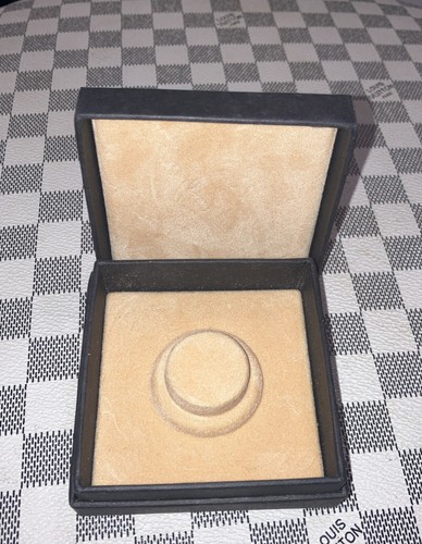 BVLGARI Genuine Empty Jewelry Box Gray Logo Embossed Cushion Top. - Picture 5 of 8