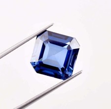 AAA Flawless Natural Ceylon Blue Sapphire GIT Certified Gem, All Size Available