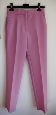 MSGM Milano Womens' Tailored Trousers Pink Size UK6 Made in Italy