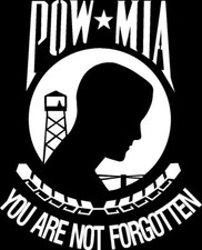 Pow Mia You Are Not Forgotten Vinyl Car Window Decal Bumper Sticker Us Seller Pow Mia You Are Not Forgotten Vinyl Car Window Decal Bumper Sticker Us Seller