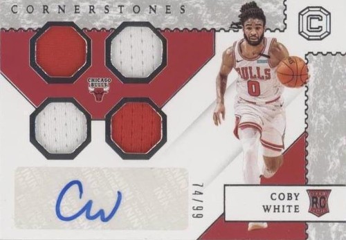 その他 2019 Coby White Hyper Prizm Bulls Rookie 2019-20 Panini Prizm Coby White Rookie RC Prizm Parallel PSA 10