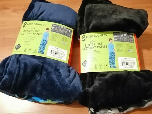 NWT Free Country Boy's Butter Pile Lazy Day Pants (Set of 2) - Picture 2 of 7