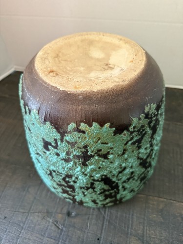 MCM Lava Drip Glazed Ceramic Planter - Picture 8 of 15