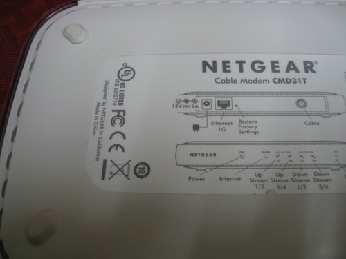 Netgear CMD31T High-Speed Cable Modem DOCSIS 3.0 Brand New + 3-Way Splitter - Picture 5 of 12
