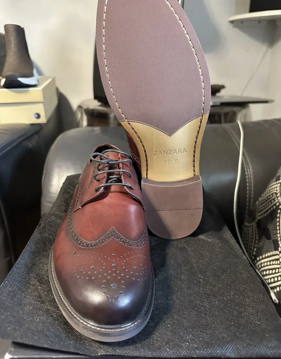Men s Zanzara Very Bigh End Italian Dress shoes Size 10.5
