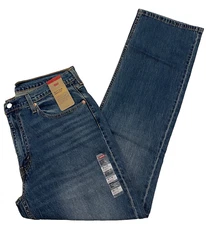Levis 527 Slim Bootcut Stretch Mens Jeans 36X34 #0685 Blue