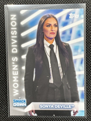 Sonya Deville #R-24 WWE NXT Topps 2021 Women's Division Wrestling Trading Card.