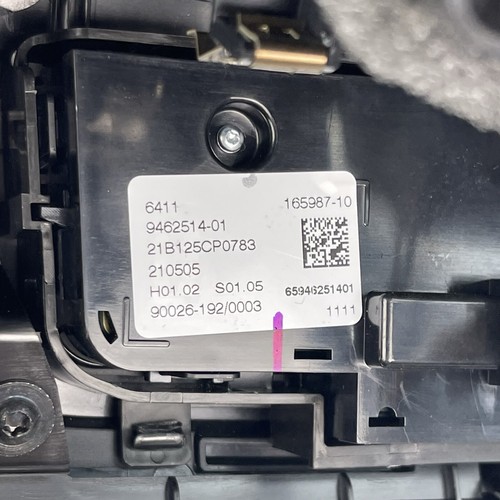2019 2020 2021 BMW X6 X5 G05 Center Console Rear Panel Panel Climate Control OEM - Picture 7 of 8