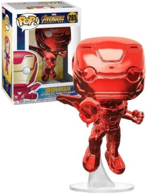 Funko Pop! Avengers Infinity War IRON MAN #285 Red Chrome Vinyl 