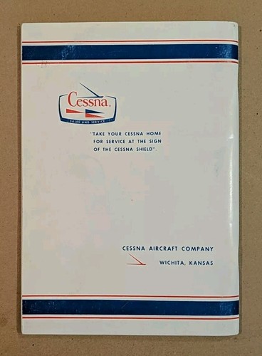 Excellent 1968 Cessna 172 Skyhawk Owner's Manual 172I D584-13  Printed 2-68 - Bild 6 von 6