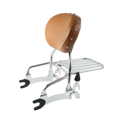 12 Backrest Sissy Bar w/ Luggage Rack Fit For Indian Chief