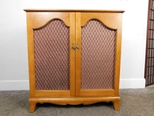 VTG 1950's! French Provincial Console Fruitwood Speaker Record Cabinet RCA SHS-7