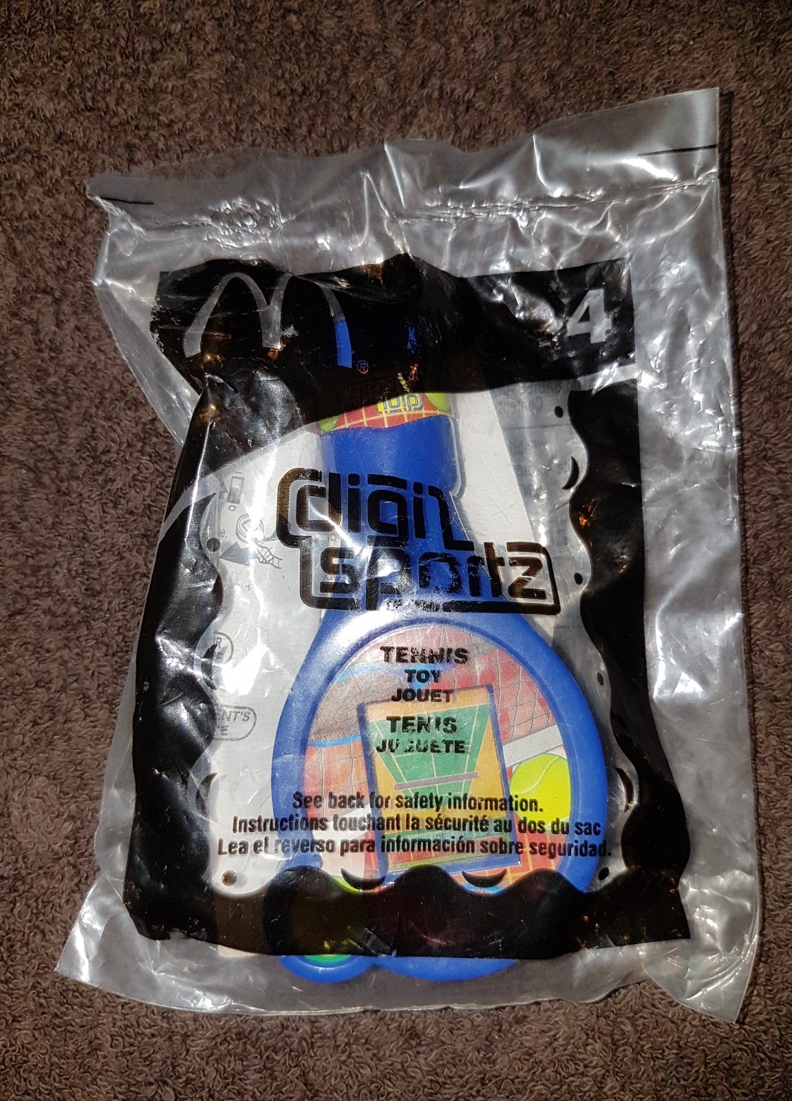 2008 McDonald's Happy Meal - DigiSports #4 Tennis *New In Package*