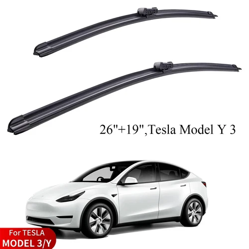 26"+19" Tesla Model Y 3 Windshield Wiper Blade Original Factory Quality 2pcs