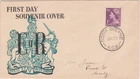 (Y16-16) 1953 Australia FDC 1d violet QEII (P)