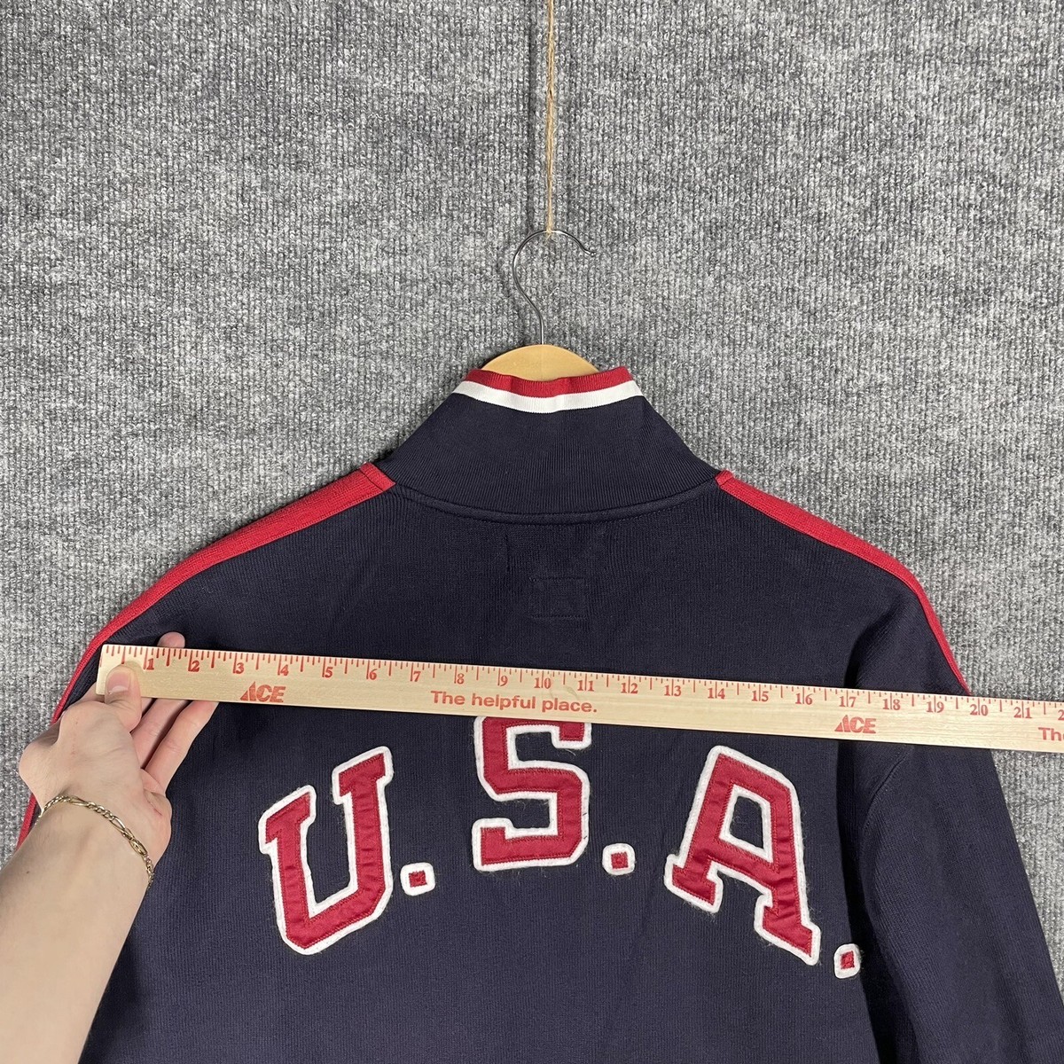 POLO RALPH LAUREN Team USA 2010 Vancouver Olympic 1/4 Zip Sweater