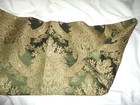 Croscill Carlisle Austrian Green Gold Jacquard (1) King Bedskirt 14" Split