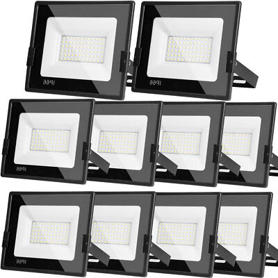 10x 20w LED Fluter Flutlicht Strahler Scheinwerfer Außenleuchte Gartenlampe Neu