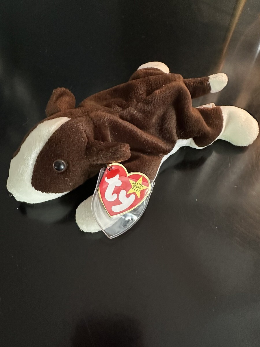 Bruno Beanie Baby Ty Hang And Tush Tags Errors! Read Description! NEW