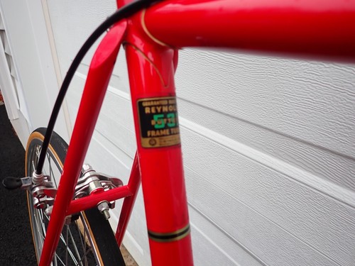 Raleigh Mens Super Course Bicycle Road Bike 12 Speed Red - Picture 3 of 12