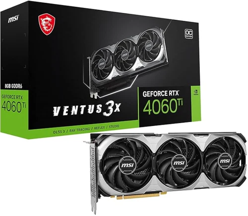 🎯 MSI GeForce RTX 4060 Ti Ventus 3X 8 Go – Parfaite pour le 1080p / 1440p